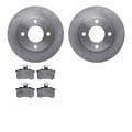 Dynamic Friction Co 6602-73031, Rotors with 5000 Euro Ceramic Brake Pads 6602-73031